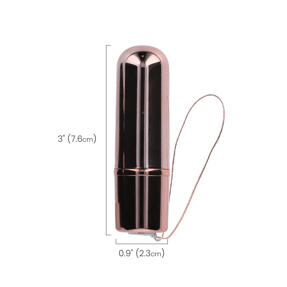 Nu Sensuelle Remote Bullet Plus Rose Gold Vibrator with Vibrating Remote