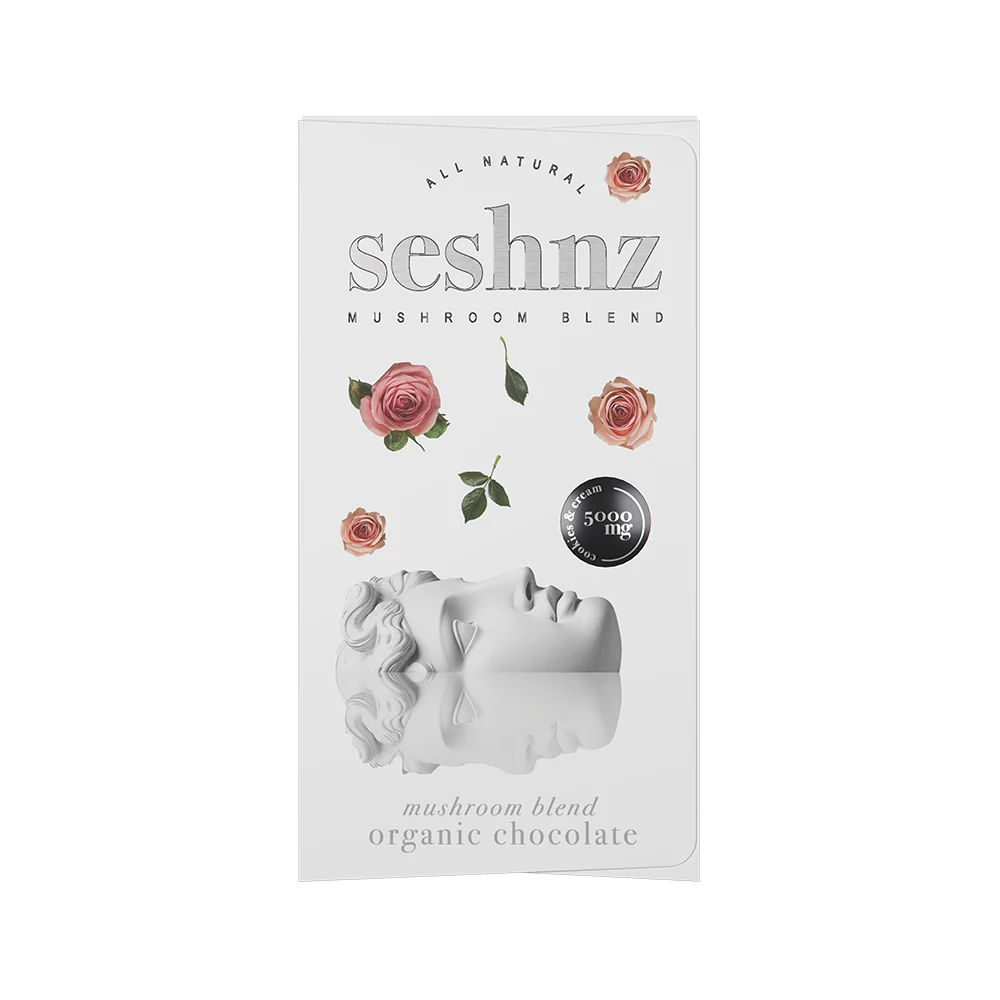 Seshnz Mushroom Blend Chocolate Bar 5000mg in Three Flavors