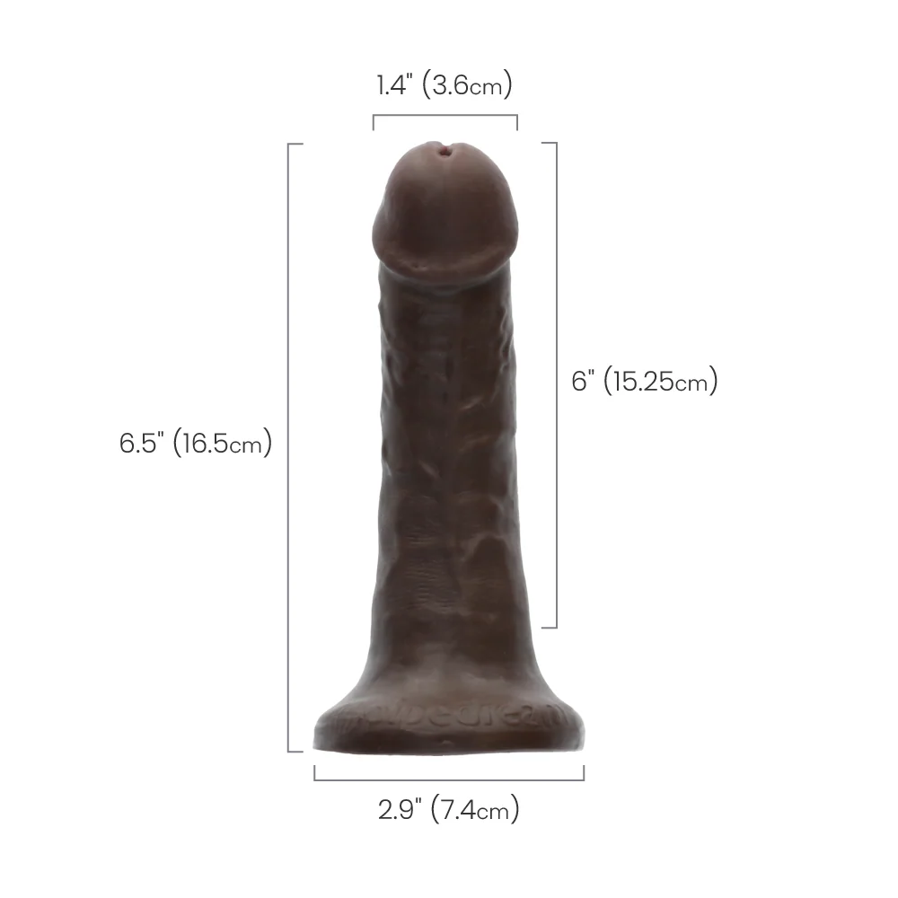 King Cock 6 Inch Realistic Dildo with Suction Cup Base
