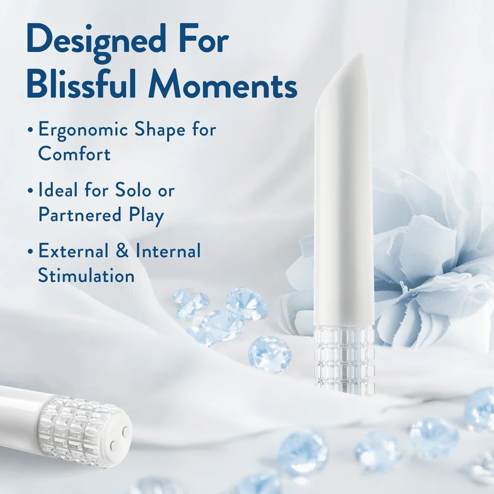 Blush Oh My Gem Bold Diamond Bullet Vibrator with Angled Precision Tip