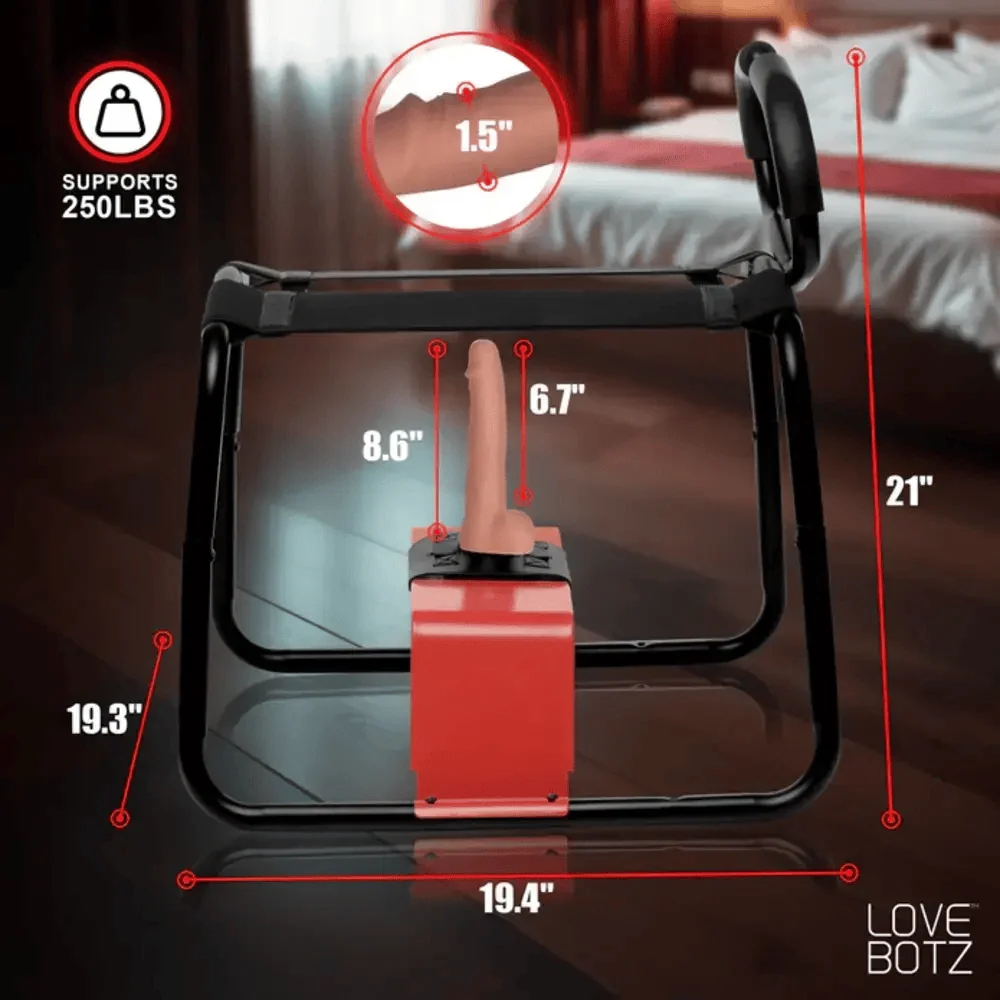 Lovebotz Bangin' Bench 抽插振动硅胶假阳具长凳