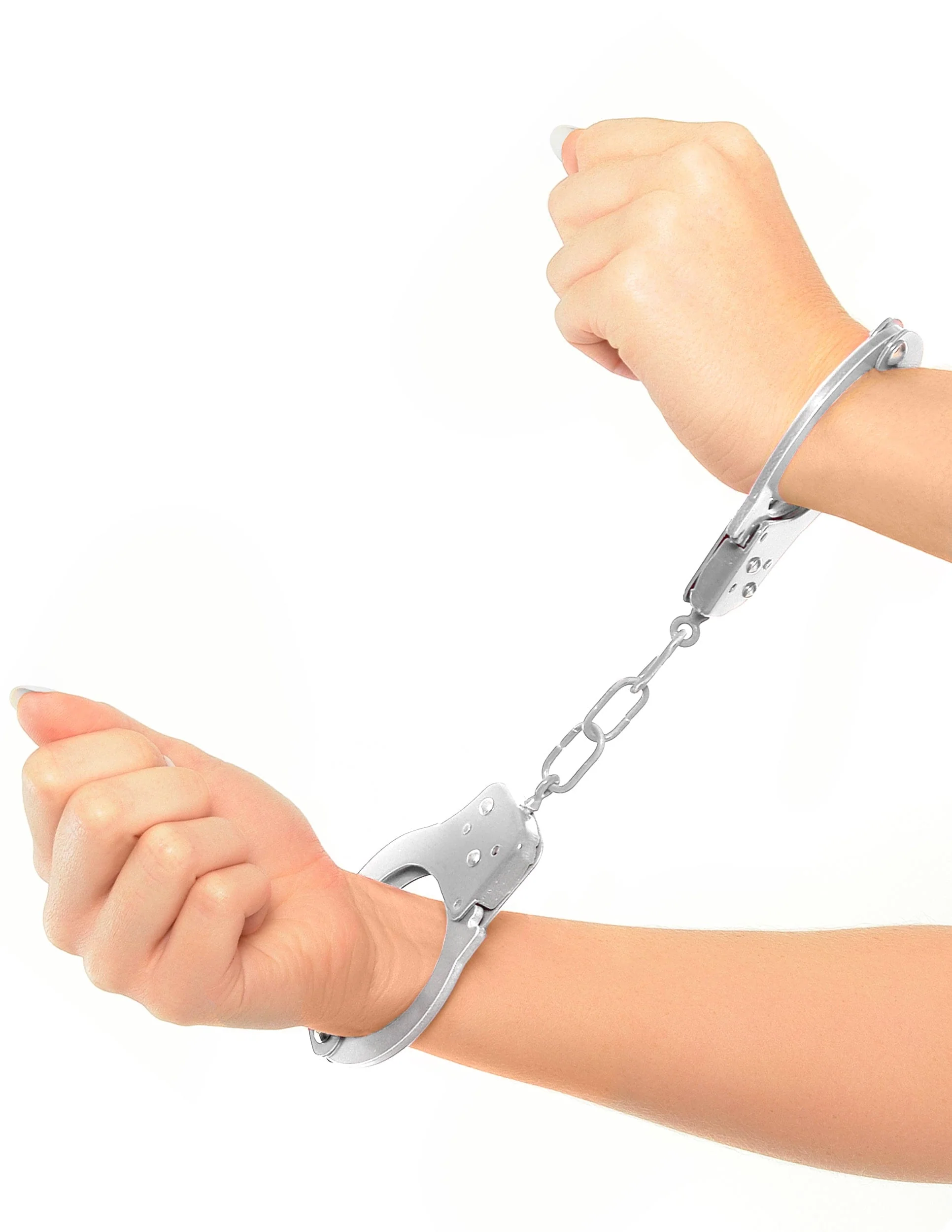 Fetish Fantasy Series Official Handcuffs in Nickel-Plated Steel