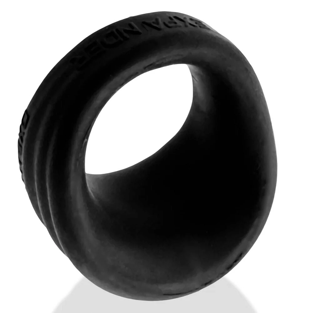 Oxballs Hunky Junk Black Expander Silicone Cock Ring
