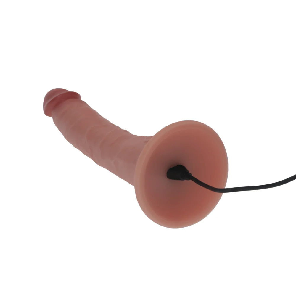 King Cock Elite Dual Density Vibrating Silicone Cock