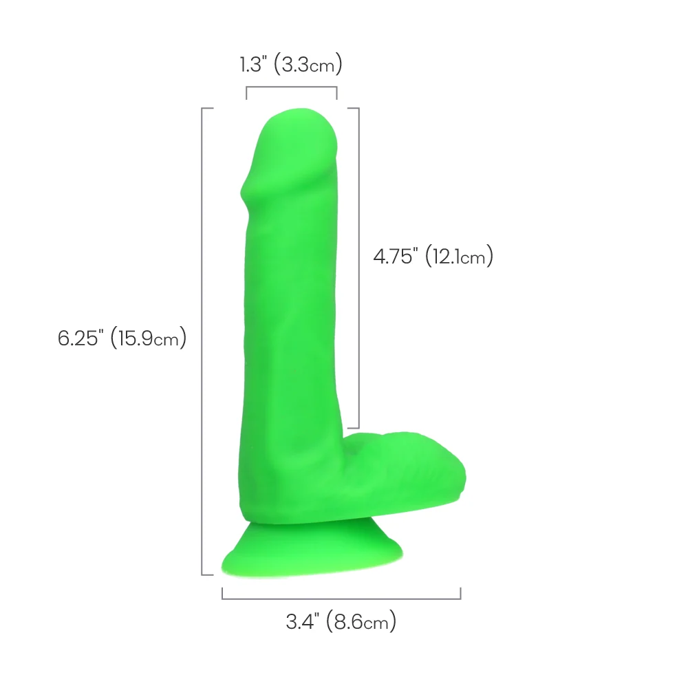 Neo Elite 8 Inch 双密度硅胶假阳具（带睾丸和吸盘）