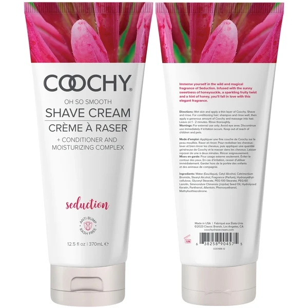 Coochy 剃毛膏 Seduction 香型 含金银花、果香与蜂蜜