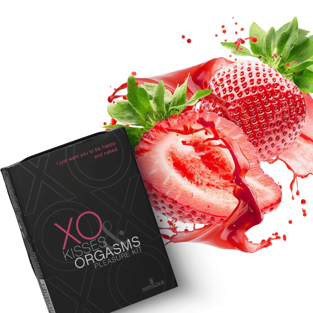Sensuva XO Kisses and Orgasms Pleasure Kit in Black Tin