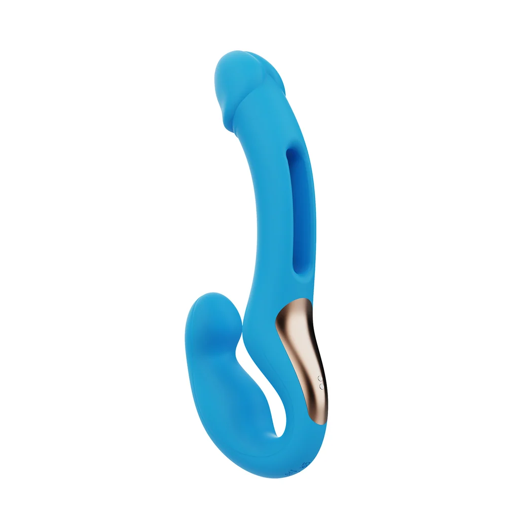 Honey Play Box Harmony Duo Strapless Strap-On Dildo, 9 Vibration Modes