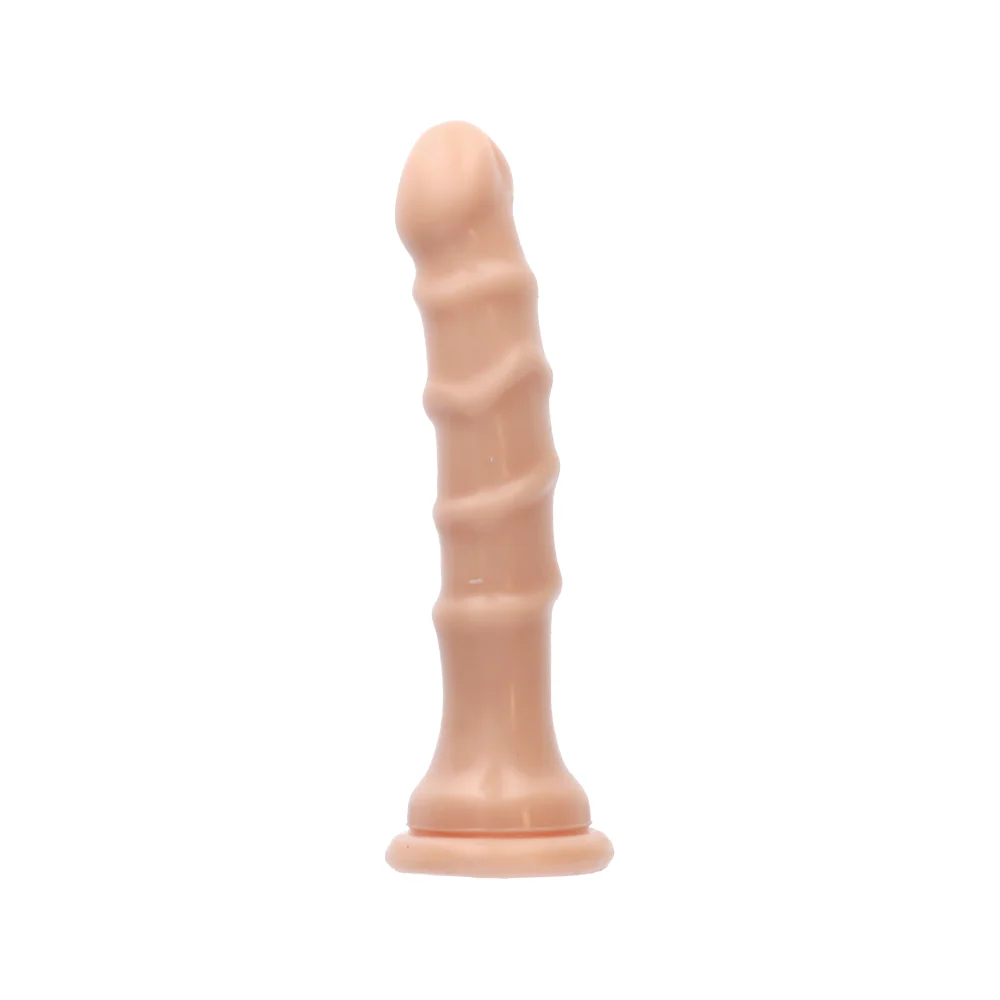 Raging Dong 带吸盘细纹纹理假阳具