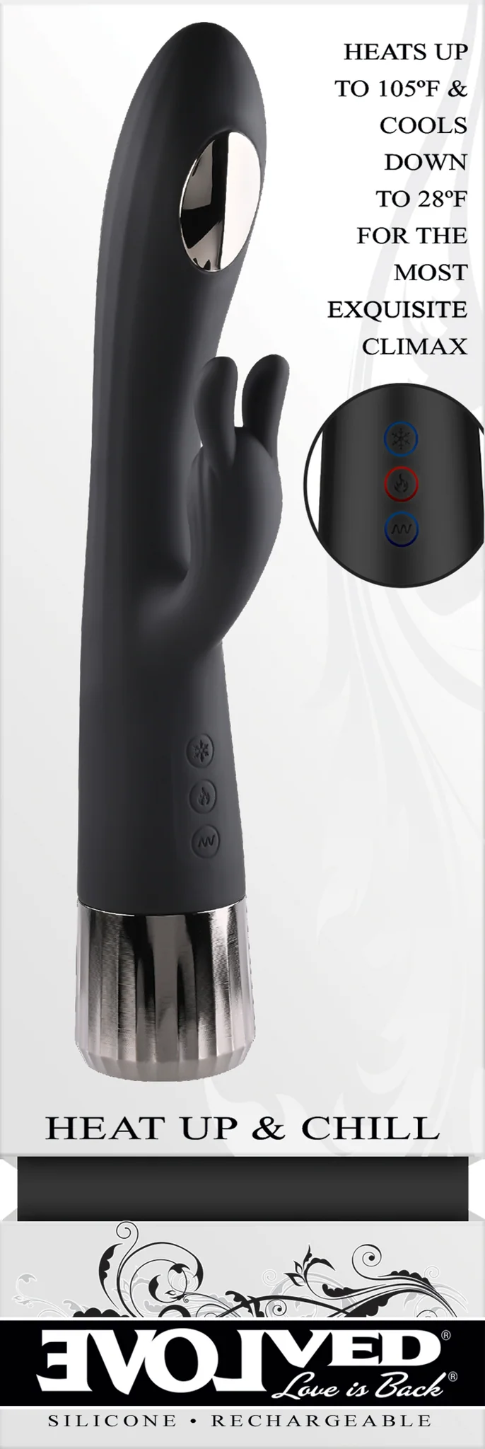 Evolved Novelties Heat Up & Chill Temperature Play G-Spot Vibe