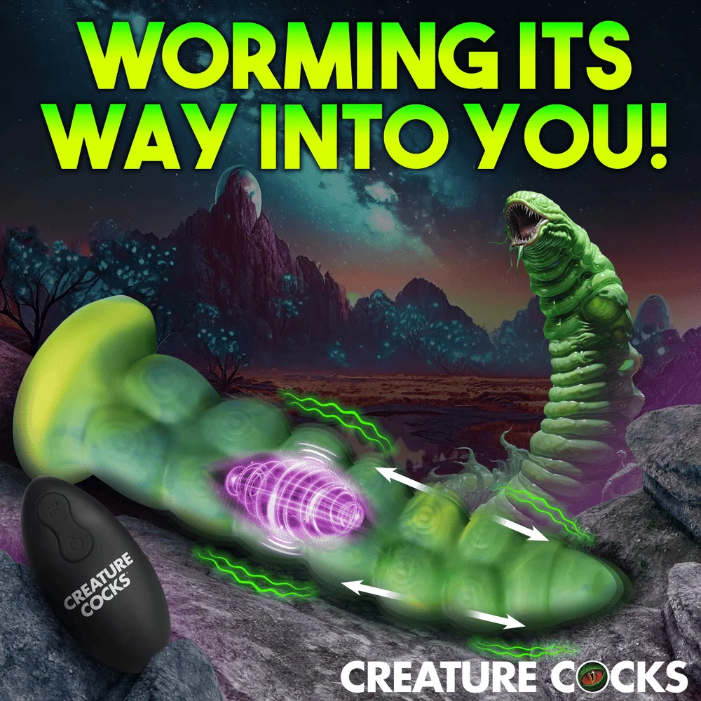 Creature Cocks Squirmer 遥控抽插震动硅胶假阳具