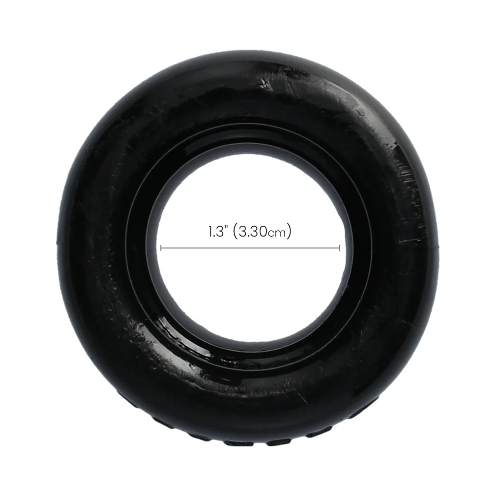 Oxballs Squeeze Ball Stretcher Black Cock Ring in FLEXtpr