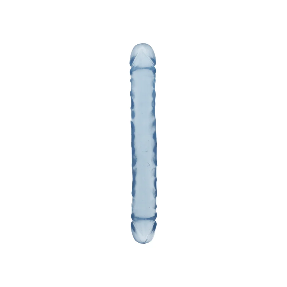 Doc Johnson Crystal Jellies Jr Double Dong Soft Flexible 10 Inch Classic