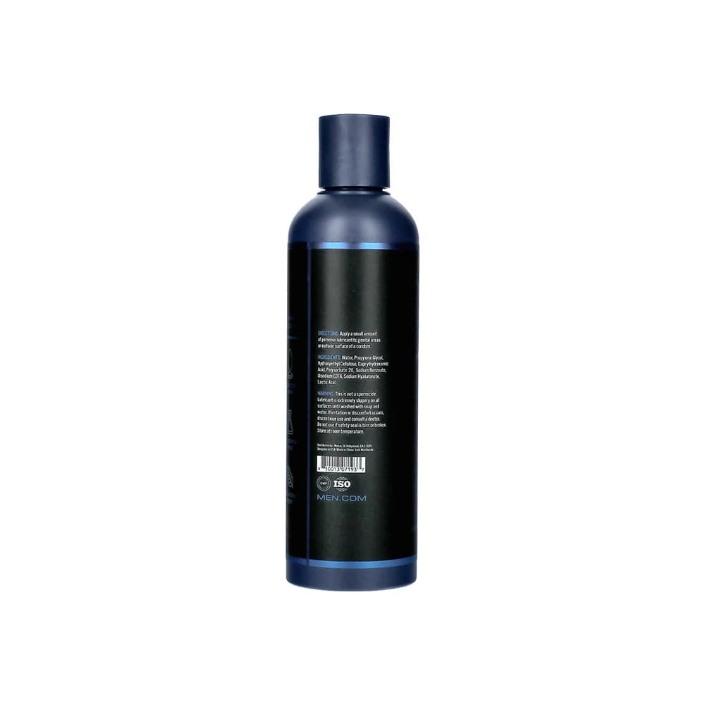 Men.com Rain 水基润滑剂 8oz 个人润滑剂，适合独自或伴侣使用