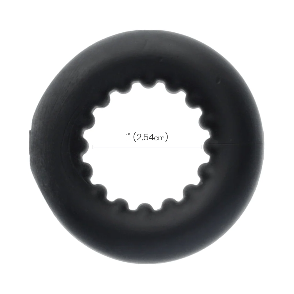 Oxballs Axis Rib Griphold Cockring in Soft Plus+Silicone