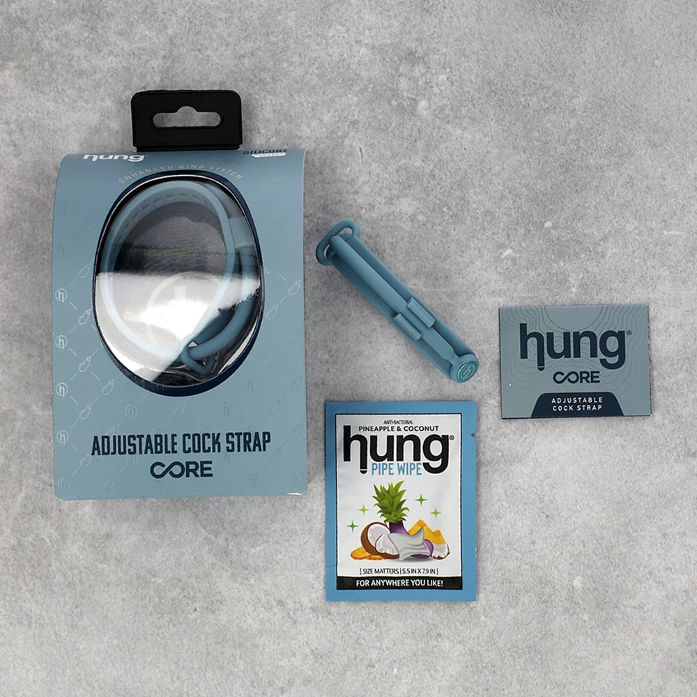 Hung Adjustable Cock Strap in Platinum-Grade Silicone for a Secure Fit
