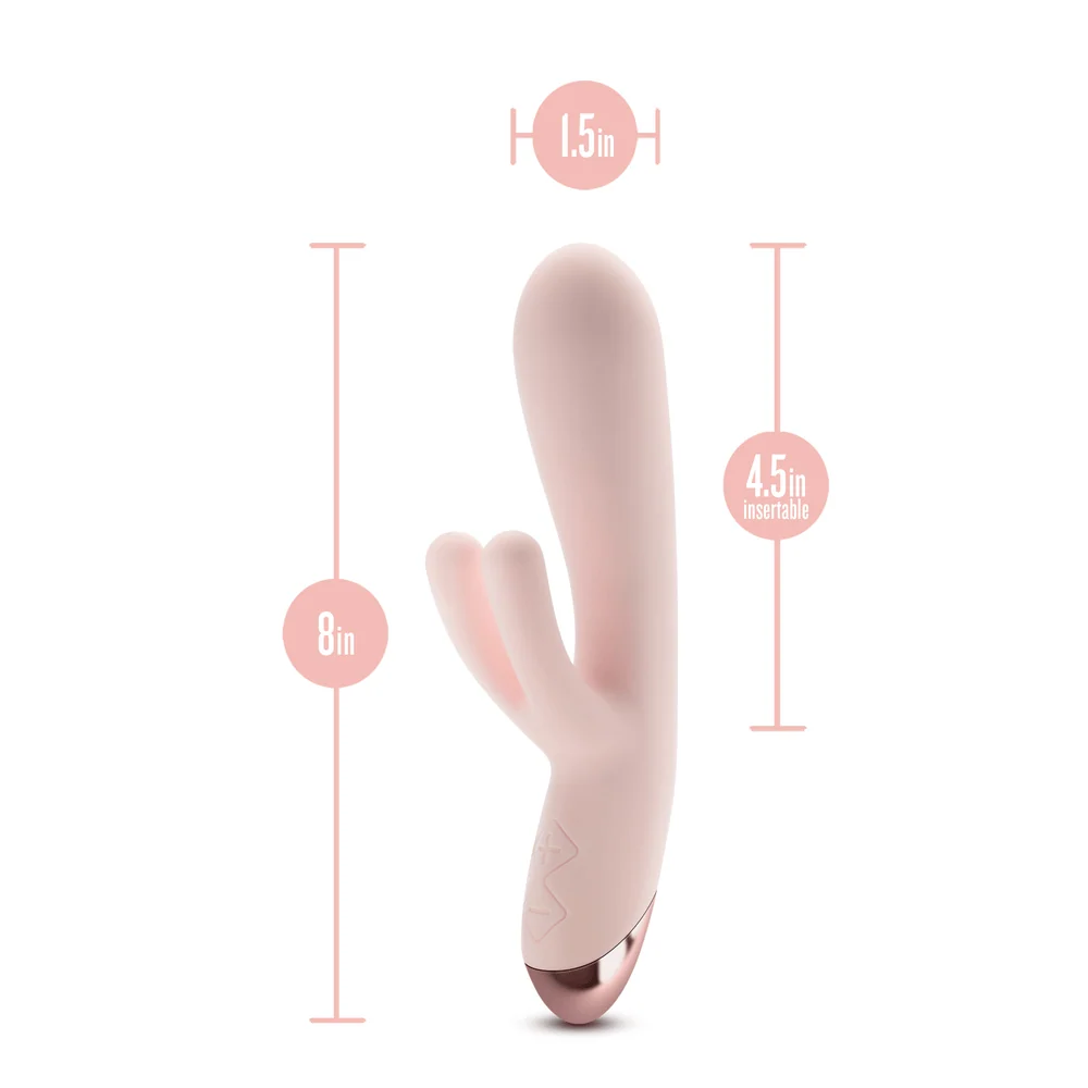 Blush Elora Pink Rabbit Vibrator with 10 Dual Vibration Modes
