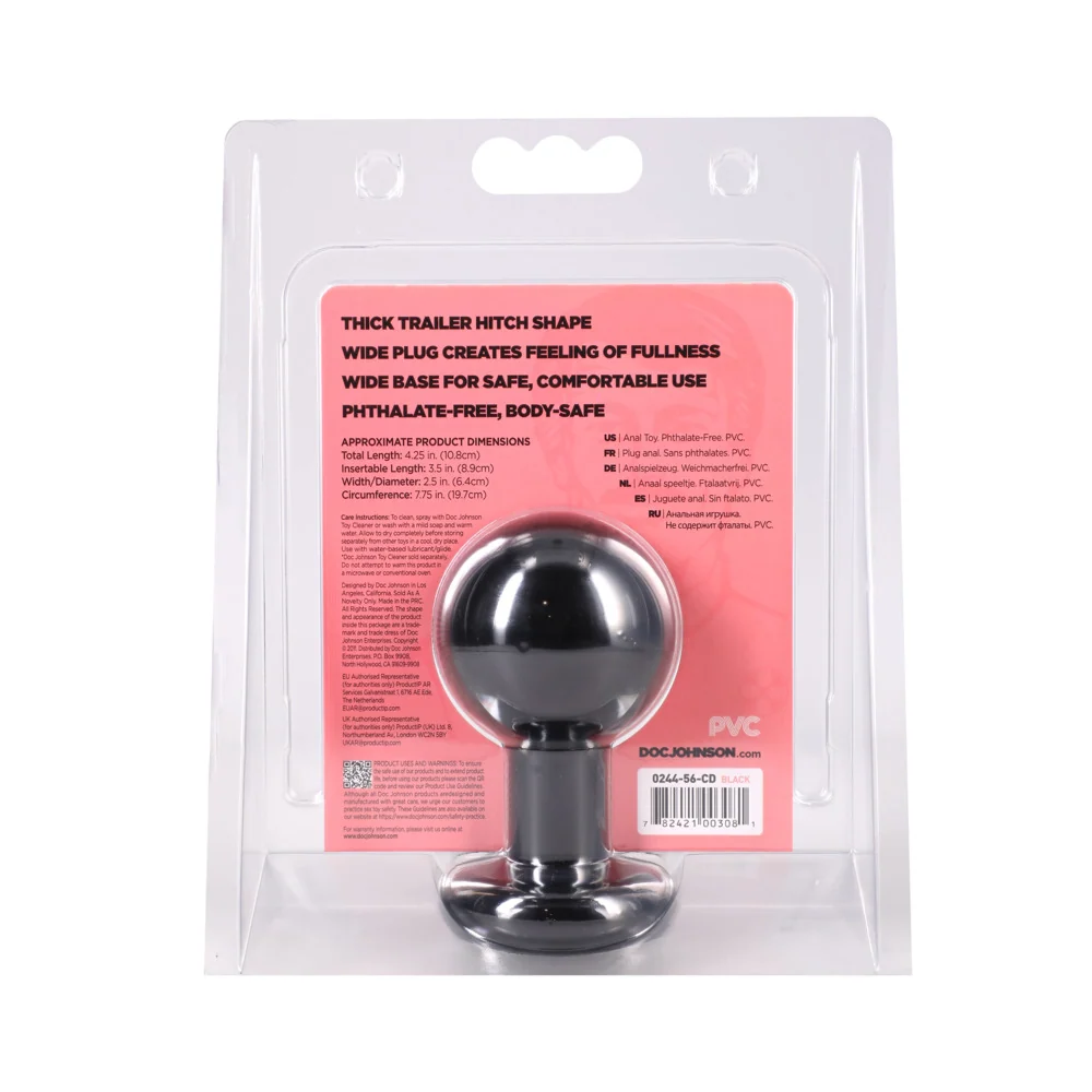 The Classic Round Butt Plug in Spherical Head Design