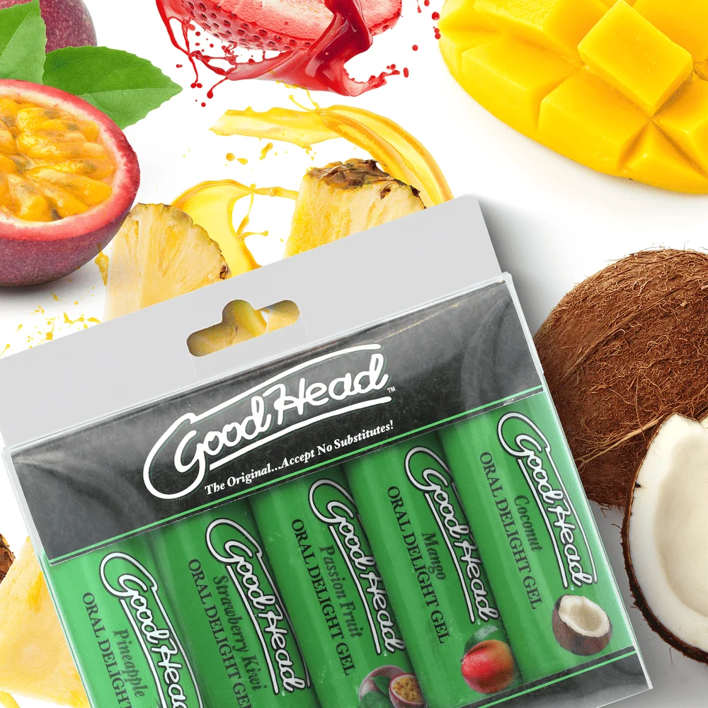 GoodHead Oral Delight Gel 5-Pack Cupcake Flavor Selection