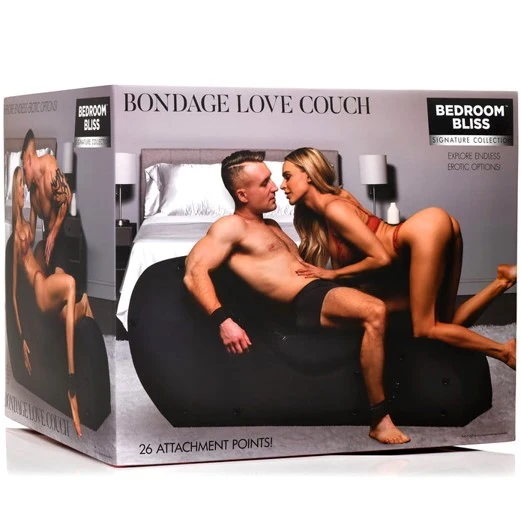 Bedroom Bliss Bondage Foam Love Couch with 26 Attachment Points
