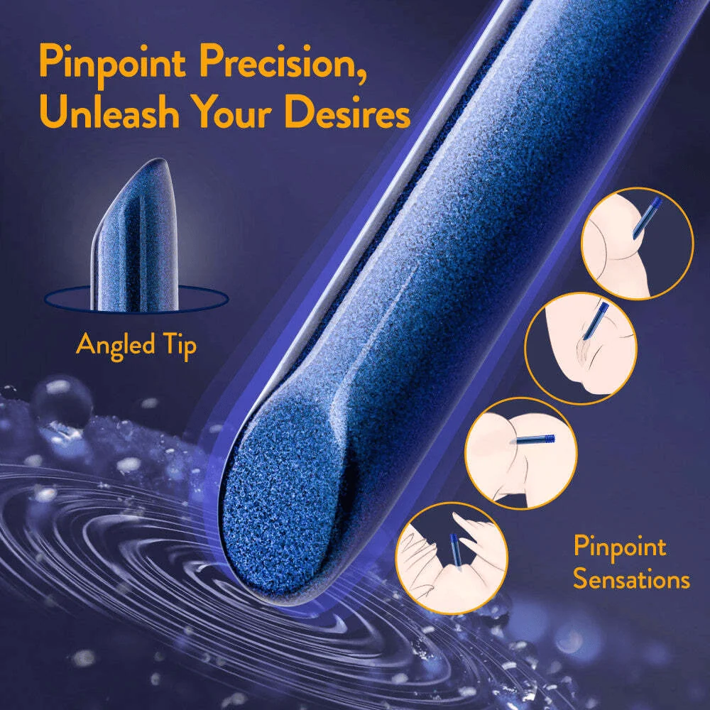 Blush Oh My Gem Mystery Sapphire Bullet Vibrator with 10 Vibration Modes