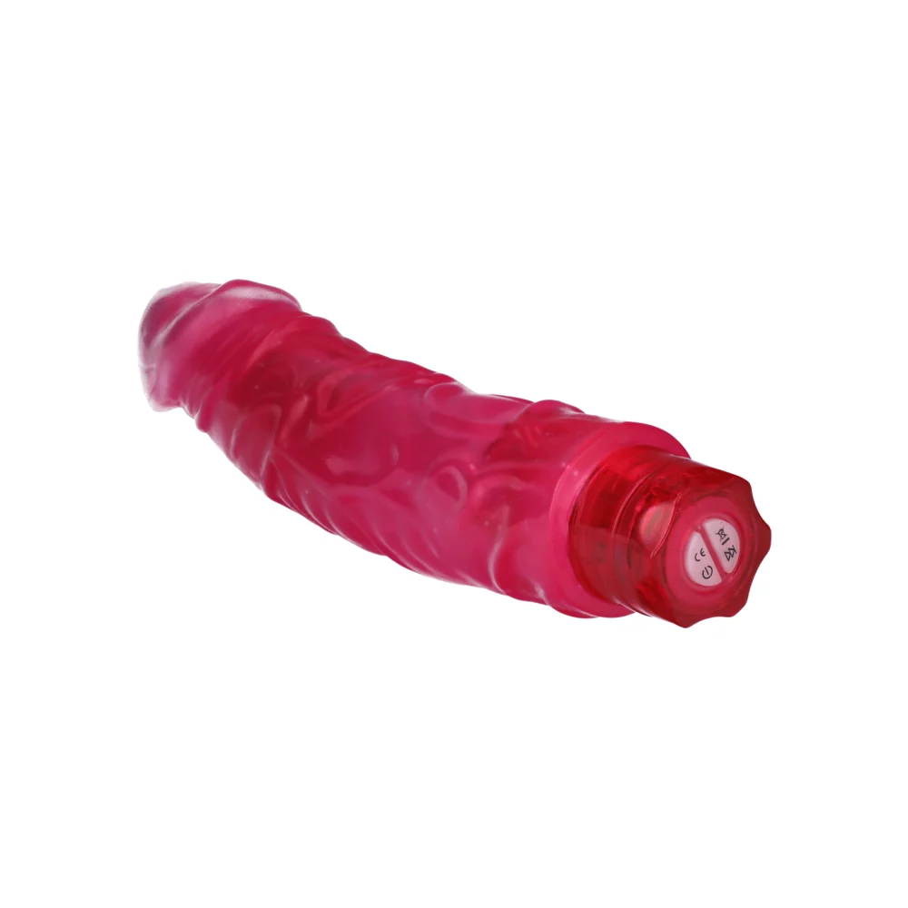 Glitter Gelle 10-Function Hunk Vibrator in Pink
