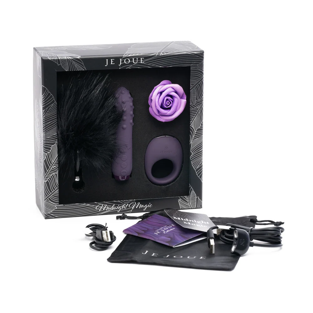 Je Joue Midnight Magic Couples Kit - Mio, Duet, Tickler & Bath Melt