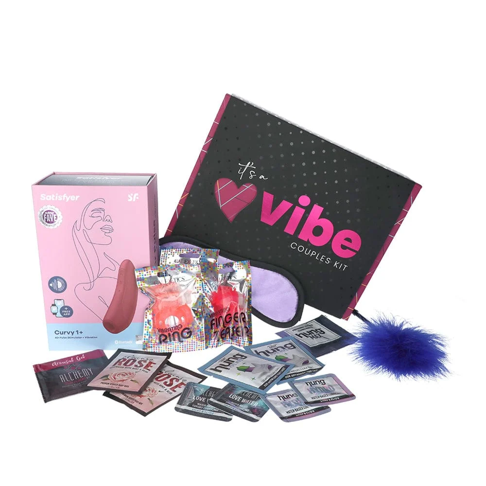 It's A Vibe 情侣卧室玩乐套装含震动器与润滑液