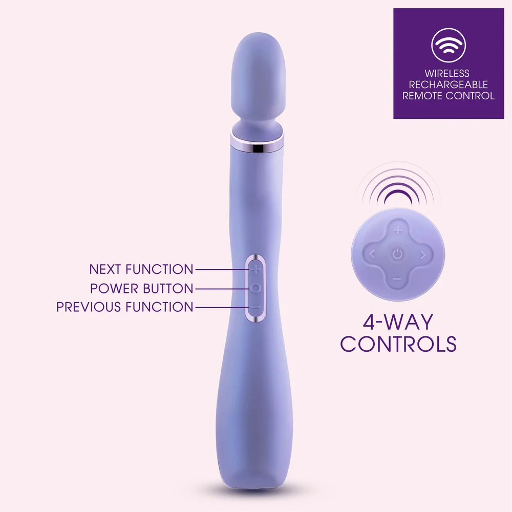 Blush Wellness Eternal Wand Silicone Rechargeable Vibrating Massage Wand