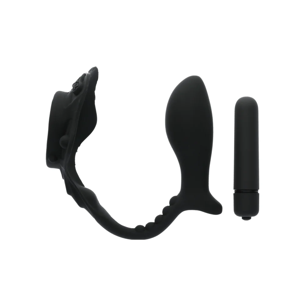 Fantasy C-Ringz Rock Hard Ass-Gasm Dual Action Cock Ring and Plug