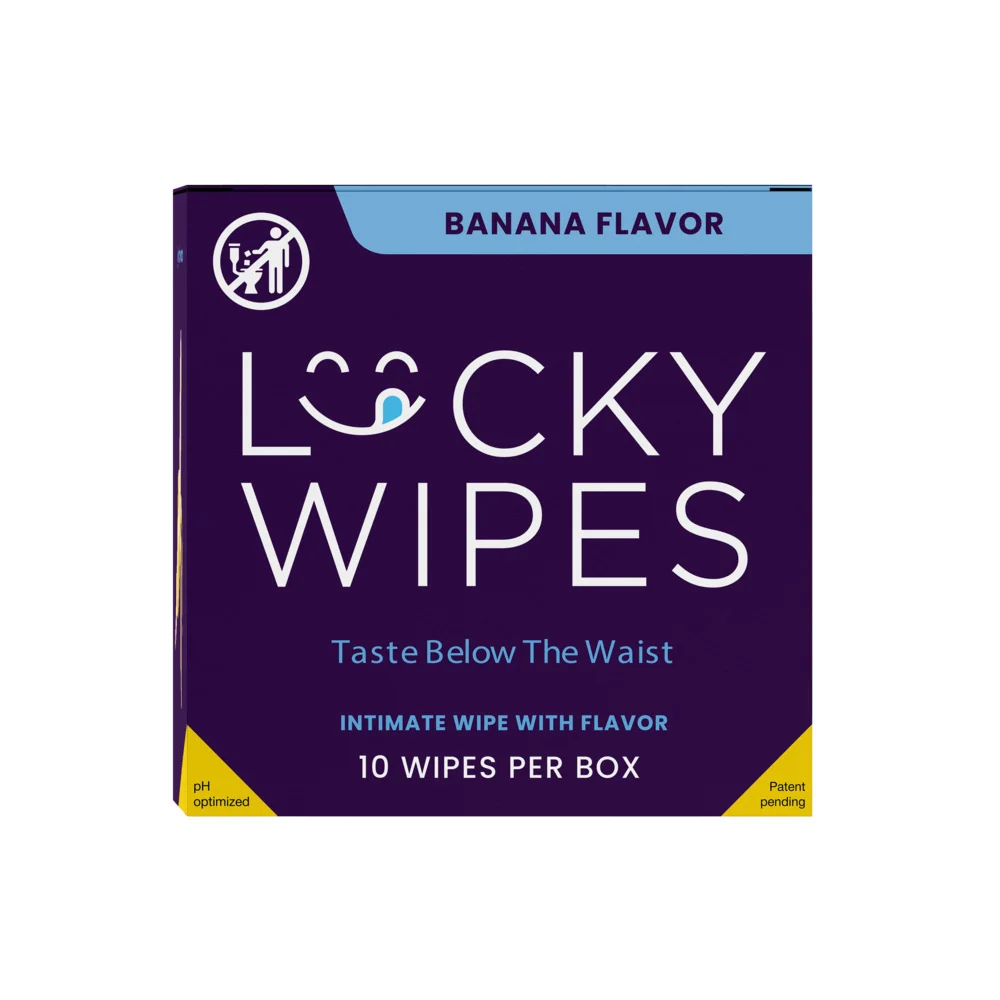 Sweetums Lucky Wipes Flavored Intimate Wipes for Men