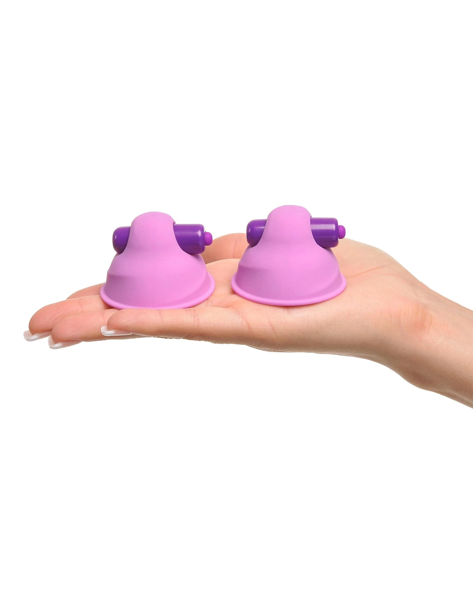 Fantasy For Her Vibrating Nipple Suck-Hers Silicone Set