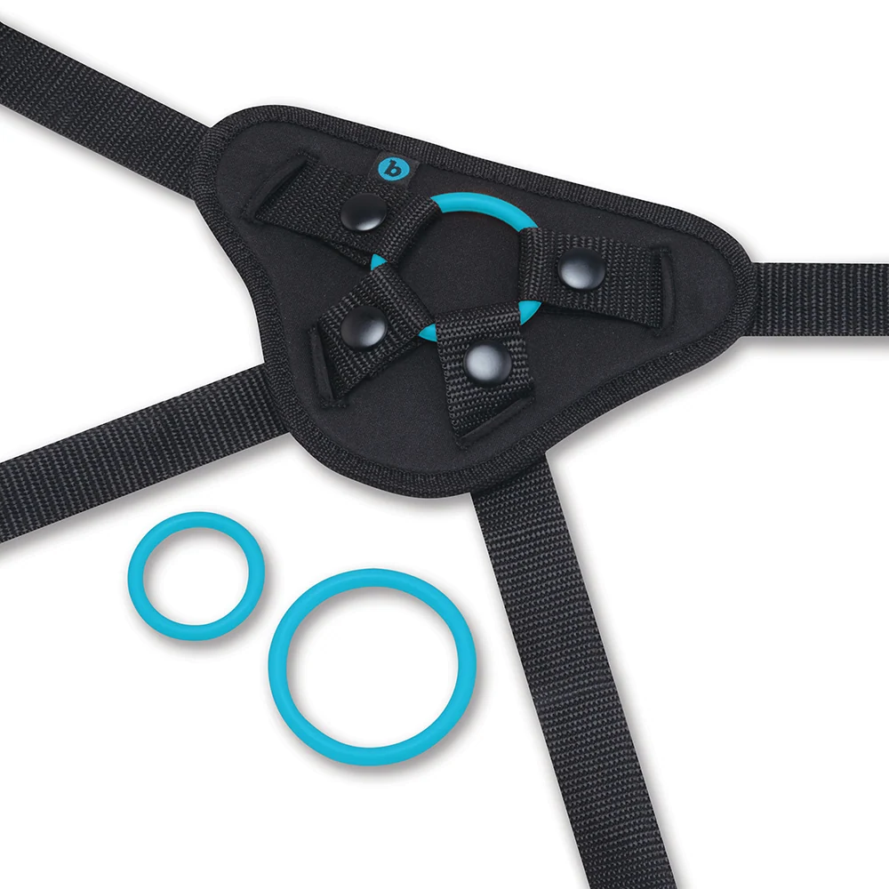 B-Vibe Every Body Strap-On Harness Set With 6-Inch Silicone Dildo