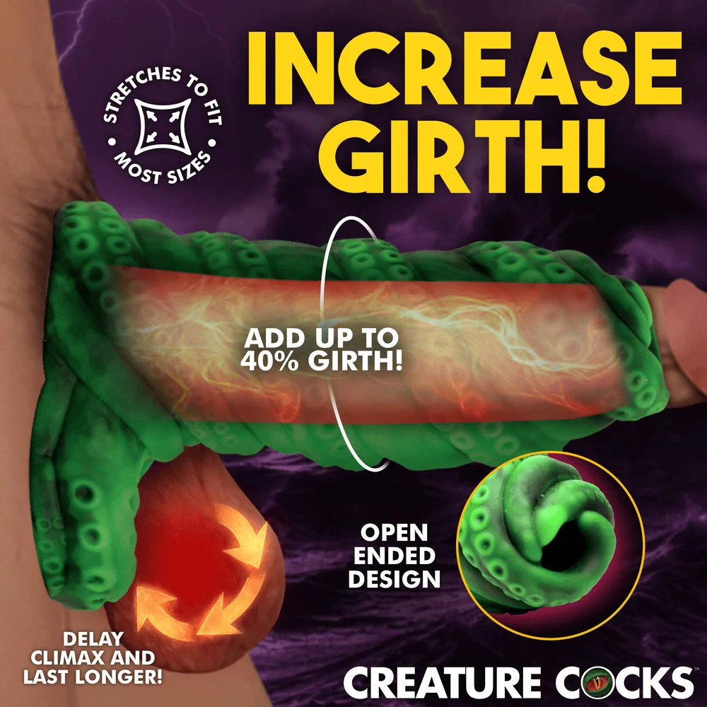 Creature Cocks Tenta Girth 硅胶阴茎增强套（带睾丸束带）