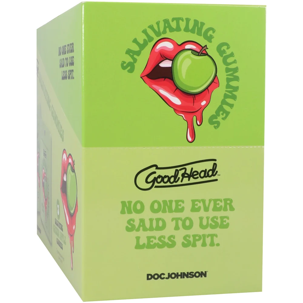 GoodHead Salivating Gummies in Green Apple and Watermelon