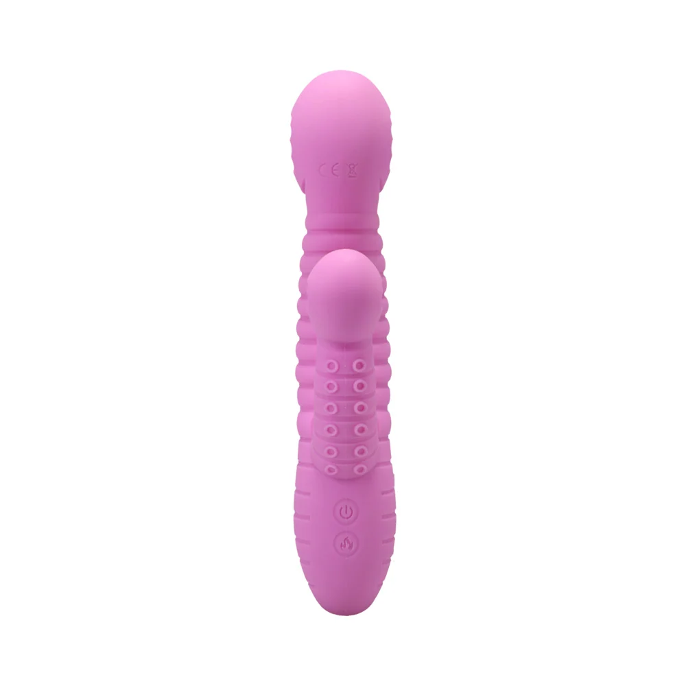 Seapuss Rippled Rabbit Vibrator with Silky Ripples for Playful Sensations