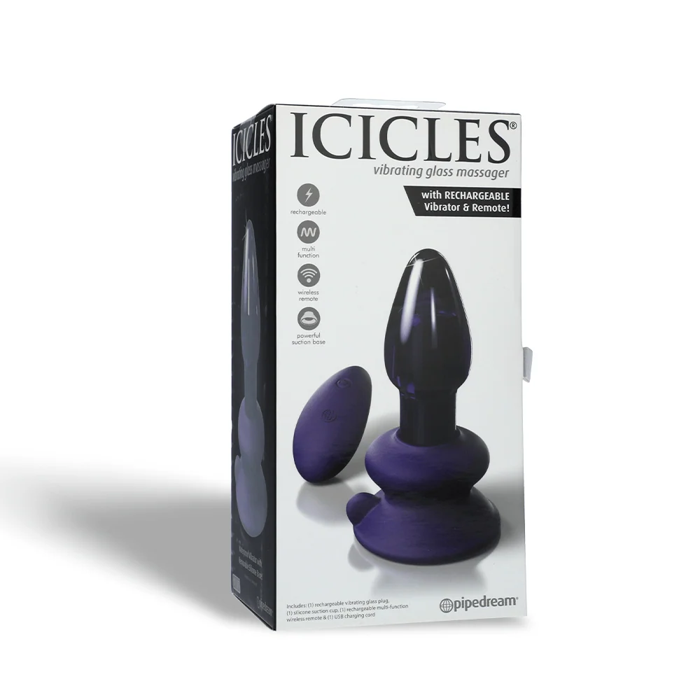 Icicles No 85 遥控振动玻璃肛塞