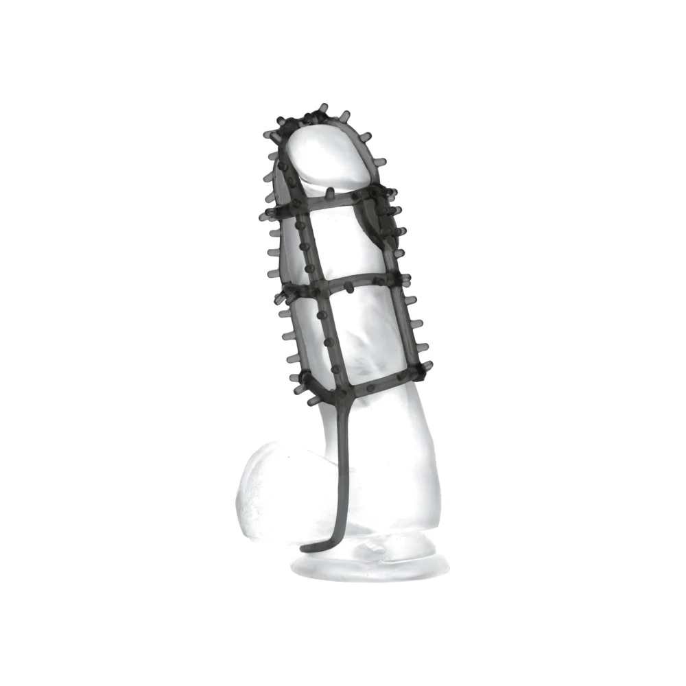Ultimate Cock Cage™ Smoke Textured TPR Erection Enhancer