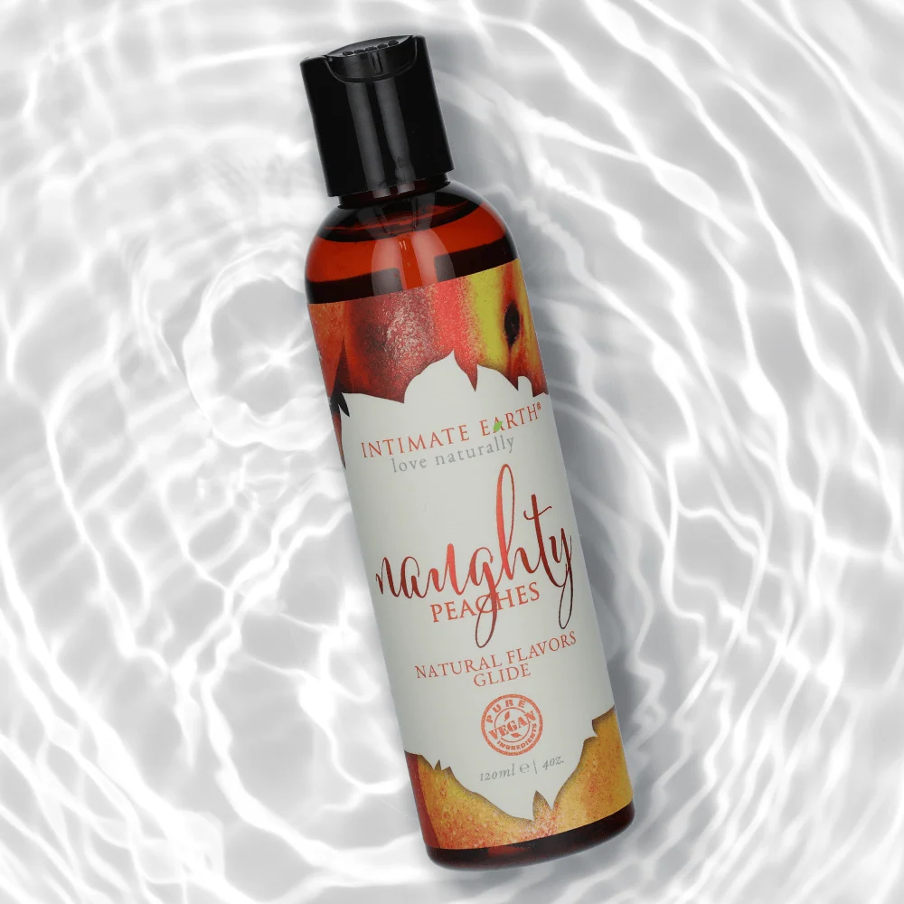 Intimate Earth Flavored Lubricant with Ripe Peach Taste