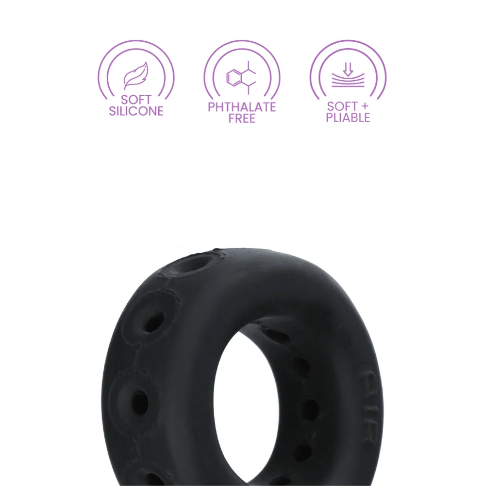 Oxballs Air Cock Ring in Stretchy Silicone and TPR