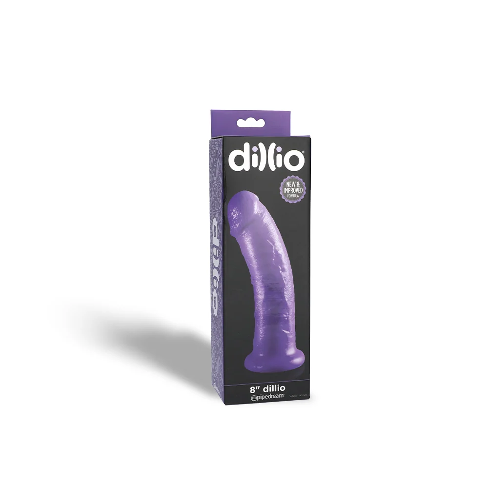 Dillio 8 Inch Realistic Dildo with Suction Cup Base
