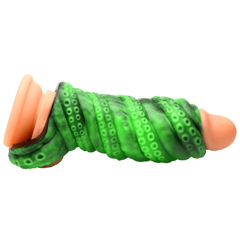 Creature Cocks Tenta Girth Silicone Penis Enhancer with Ball Strap