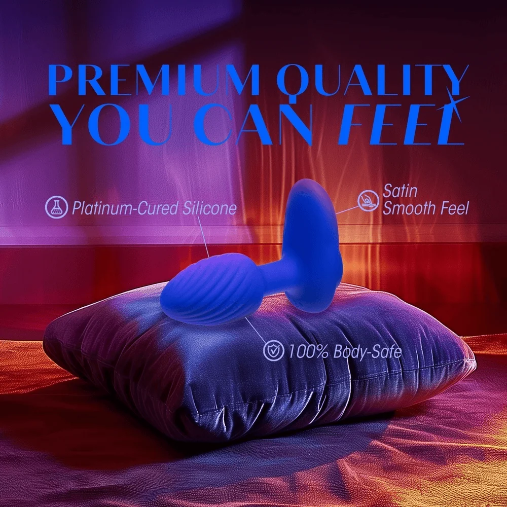 Blush Oh My Gem Mystery Sapphire Anal Plug with 7 Vibration Settings
