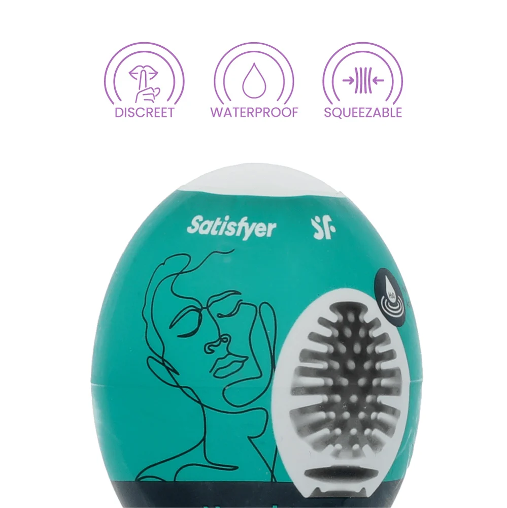 Satisfyer 飞机杯蛋 仿肤 Cyber-Skin 质感