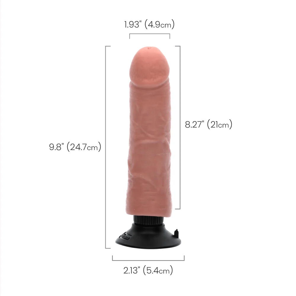 King Cock Vibrating Dildo Posable Waterproof Suction Cup