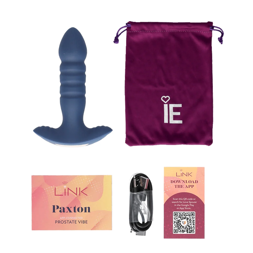 Link Paxton Prostate Massager with App Control and 7 Thrusting Modes
