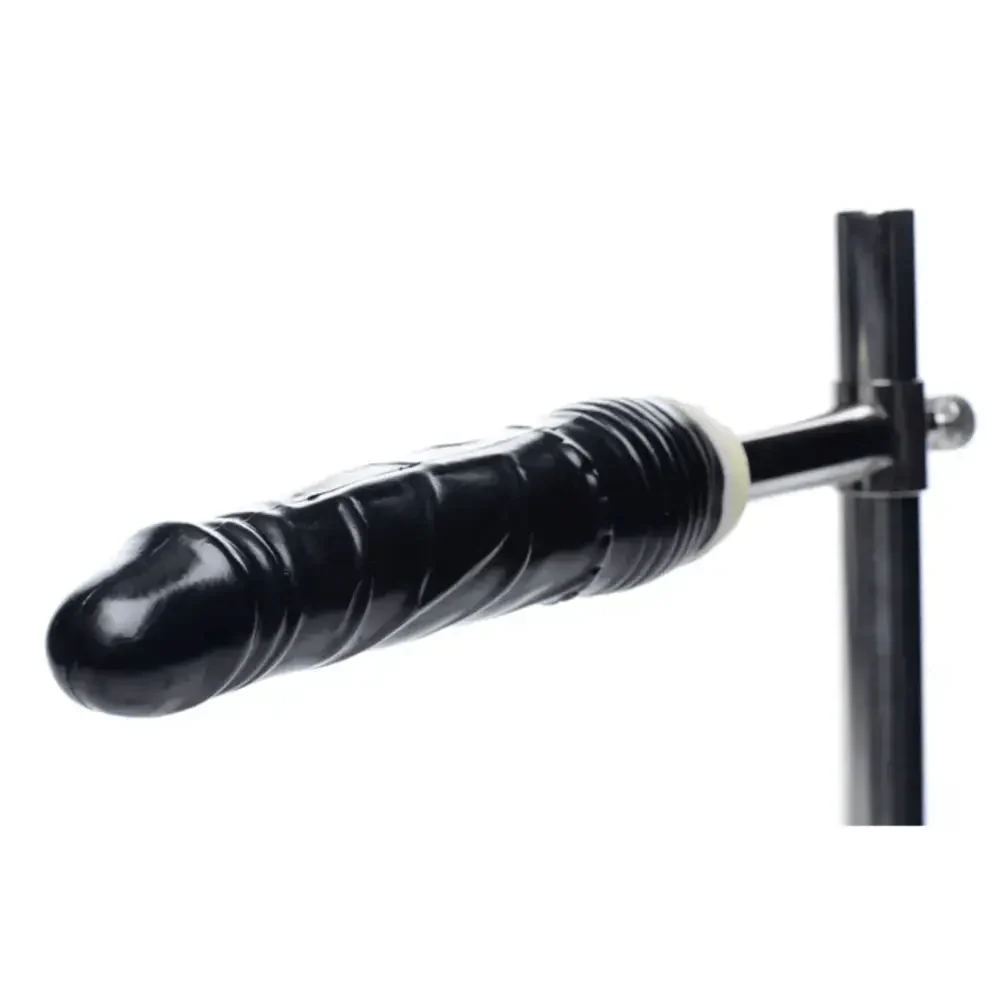 Master Series Imprisoned Metal Stockade with Dildo for Locked-Down Penetration