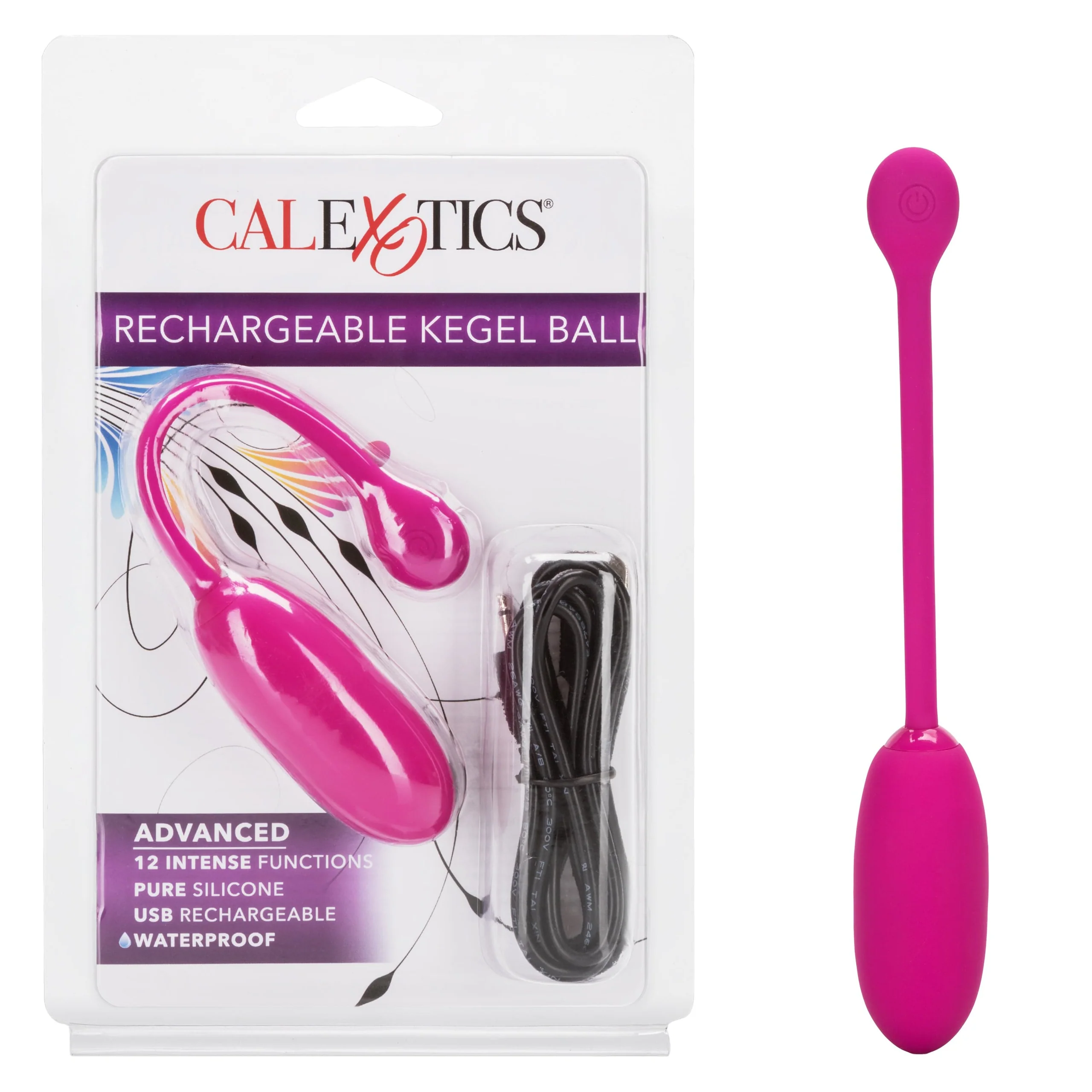 Rechargeable Advanced Kegel Ball with 12 Vibration Functions