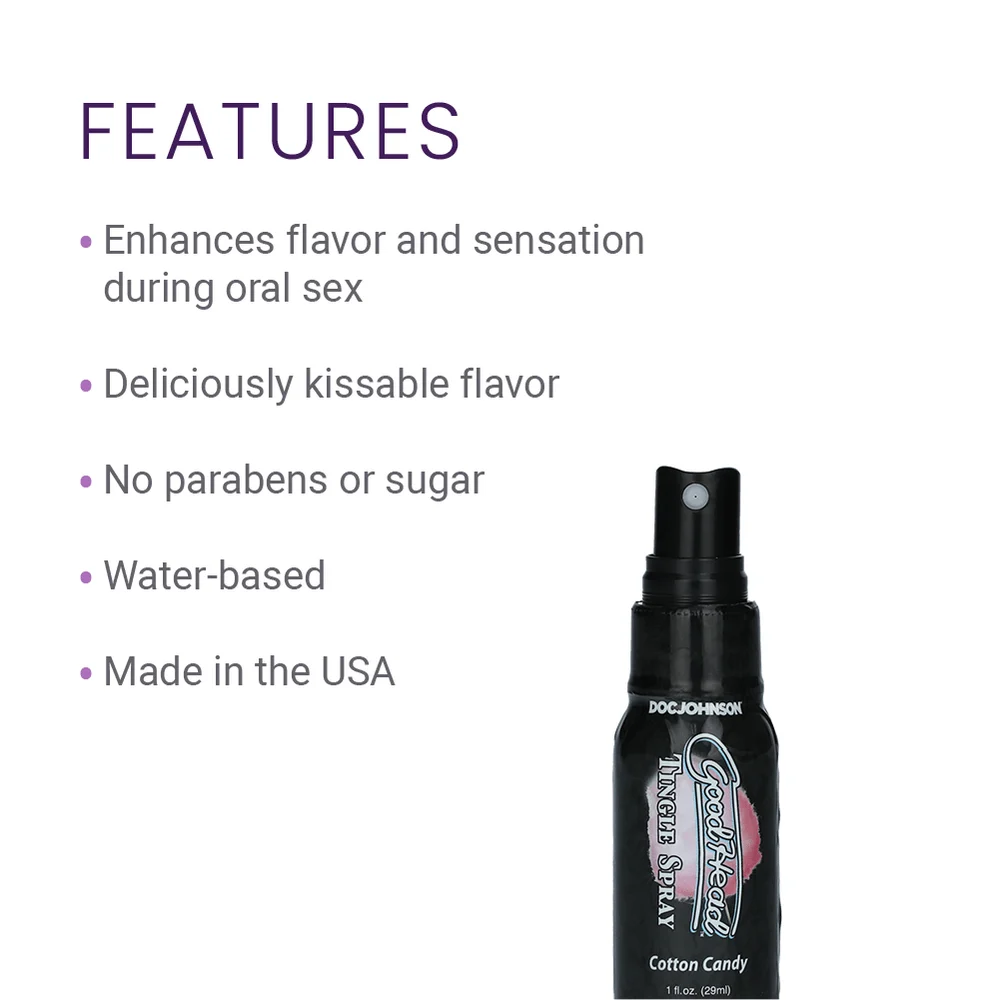 GoodHead Tingle Spray in Lickable Flavors
