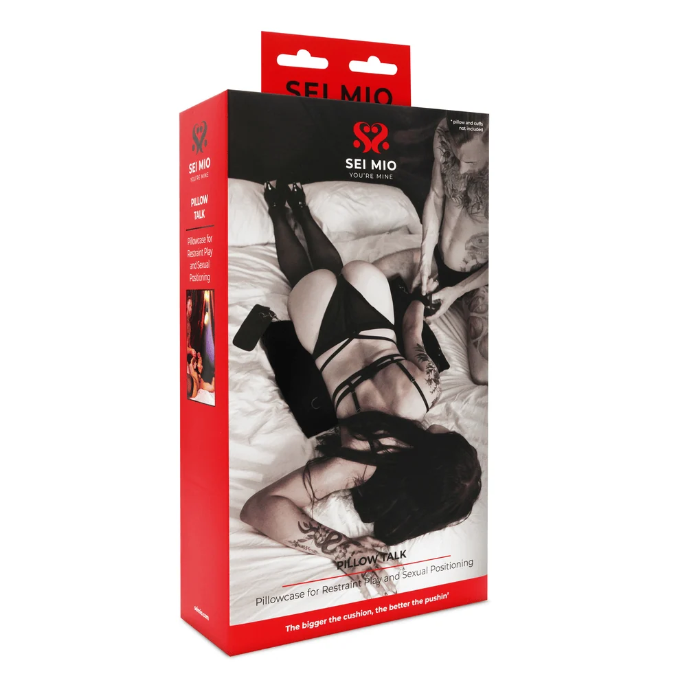 Sei Mio Pillow Talk Positioning Pillow with Built-In Restraint Loops
